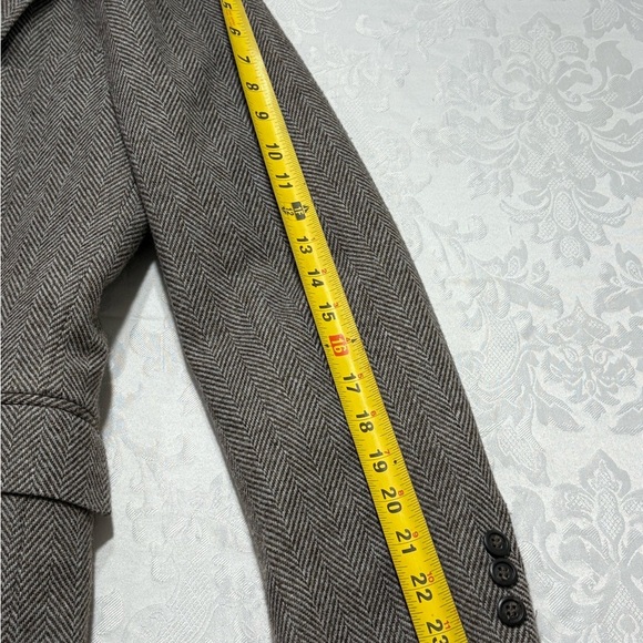 vintage Donegal Tweed Sport Coat Blazer Jacket Herringbone Wool Size 40R Ireland - Picture 5 of 8